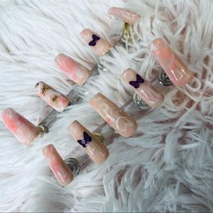 Pink Butterflies Set